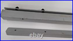Delta 2 x 2 Steel Tube GUIDE RAILS ONLY Fits 1235958 Rip Fence Table Saw