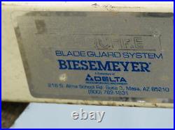 Delta Biesemeyer T-Square Overarm Blade Guard 14 Table Saw 52 Fence Free Stand