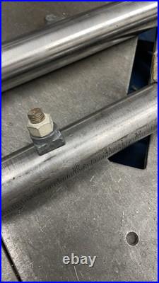 Delta FRONT AND BACK GUIDE RAILS. For table saw 1160 Part# TCS -280 And 279 Delta FRONT AND BACK GUIDE RAILS. For table saw 1160 Part# TCS -280 And 279
