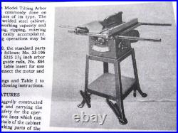 Delta Homecraft 9 (34-600) or 8 (34-500) Table Saw TAB-551-S Rip Fence
