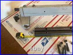 Delta Rockwell Table Saw Rip Fence 8 & 9 22 Deep Top with rails and bolts