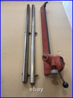 Delta Rockwell Unisaw Table Saw Jet Lock Fence & 1 3/8 Rails 37 Long