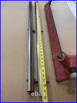 Delta Rockwell Unisaw Table Saw Jet Lock Fence & 1 3/8 Rails 37 Long
