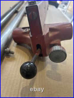 Delta Rockwell Unisaw Table Saw Jet Lock Fence & 1 3/8 Rails 37 Long