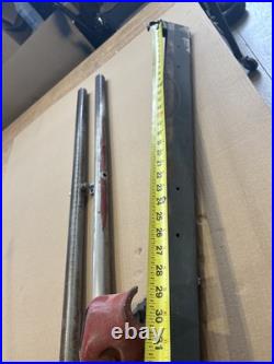 Delta Rockwell Unisaw Table Saw Jet Lock Fence & 1 3/8 Rails 37 Long