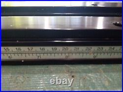 Delta Table Saw 34-670 Rip Fence Square Rails withpins 22 1/4 top EXCEPTIONAL