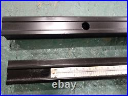 Delta Table Saw 34-670 Rip Fence Square Rails withpins 22 1/4 top (Very Nice)