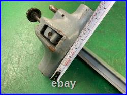 Delta table saw RIP FENCE ONLY for 27 deep cast iron top fits 1.38 (35MM) Rail