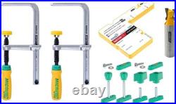 Dovetail Clamp Kit with Router Bit, Setup Gauge and Dovetail Hardware Pack