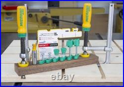 Dovetail Clamp Kit with Router Bit, Setup Gauge and Dovetail Hardware Pack