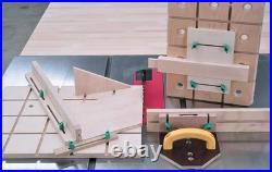 Dovetail Clamp Kit with Router Bit, Setup Gauge and Dovetail Hardware Pack