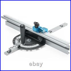 DuBois 51007 Table Saw Miter Gauge Fence System with 13 Precise Angle Stops &