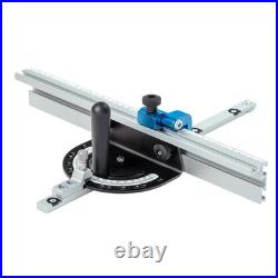 DuBois 51007 Table Saw Miter Gauge Fence System with 13 Stops & T-Track Bar