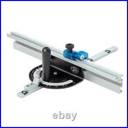 DuBois 51007 Table Saw Miter Gauge Fence System with 13 Stops & T-Track Bar