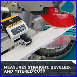 Effortless Miter Cuts with M1 Caliber Measuring Tool LCD Display for Accuracy Effortless Miter Cuts with M1 Caliber Measuring Tool LCD Display for Accuracy
