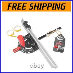 Expandable Miter Gauge with Protractor Head & UHMW Base Ideal for Woodworking Expandable Miter Gauge with Protractor Head & UHMW Base Ideal for Woodworking