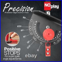 Expandable Miter Gauge with Protractor Head & UHMW Base Ideal for Woodworking Expandable Miter Gauge with Protractor Head & UHMW Base Ideal for Woodworking