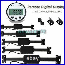 External Remote DRO Display Lathe Magnet Linear Scale 150/200/300/500/600/1000mm