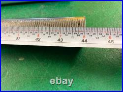 FRONT & BACK GUIDE RAILS for Grizzly G1022Z or Delta table saw (35MM) rip fence