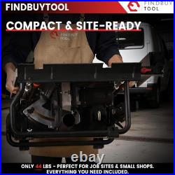 FS255 10-Inch Compact Table Saw, 15-Amp 2.5HP Motor, 24-Inch Rip Capacity, Rack