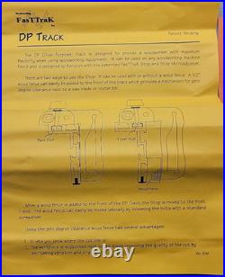 FasTTrak 36 Miter Fence Guide Table Saw Fence Track T-Slot Flip Stop NOS USA