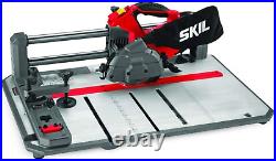 Flooring Saw with 36T Contractor Blade, Red and Black