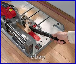 Flooring Saw with 36T Contractor Blade, Red and Black