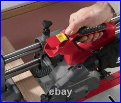 Flooring Saw with 36T Contractor Blade, Red and Black