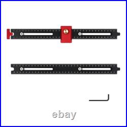 For table Saw Fence Stop Gauge Aluminum Alloy with 10-360mm and 360-710mm Scale