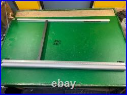 Front + back rip fence GUIDE RAILS ONLY for Ridgid R4512 or R4520 Table Saw