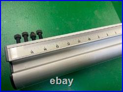 Front + back rip fence GUIDE RAILS ONLY for Ridgid R4512 or R4520 Table Saw