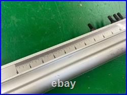 Front + back rip fence GUIDE RAILS ONLY for Ridgid R4512 or R4520 Table Saw