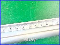 Front + back rip fence GUIDE RAILS ONLY for Ridgid R4512 or R4520 Table Saw
