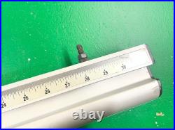 Front + back rip fence GUIDE RAILS ONLY for Ridgid R4512 or R4520 Table Saw