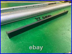 Front + back rip fence GUIDE RAILS ONLY for Ridgid R4512 or R4520 Table Saw