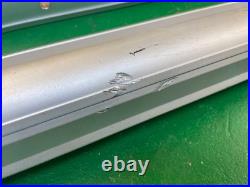 Front + back rip fence GUIDE RAILS ONLY for Ridgid R4512 or R4520 Table Saw