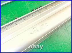 Front + back rip fence GUIDE RAILS ONLY for Ridgid R4512 or R4520 Table Saw