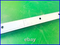 Front + back rip fence GUIDE RAILS ONLY for Ridgid R4512 or R4520 Table Saw