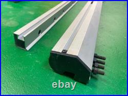 Front + back rip fence GUIDE RAILS ONLY for Ridgid R4512 or R4520 Table Saw
