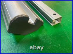 Front + back rip fence GUIDE RAILS ONLY for Ridgid R4512 or R4520 Table Saw