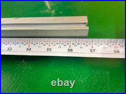 Front + back rip fence GUIDE RAILS ONLY for Ridgid R4512 or R4520 Table Saw