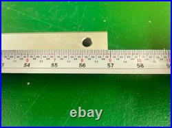 Front + back rip fence GUIDE RAILS ONLY for Ridgid R4512 or R4520 Table Saw