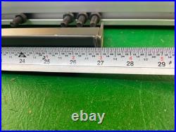 Front + back rip fence GUIDE RAILS ONLY for Ridgid R4512 or R4520 Table Saw