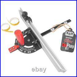 Fulton Miter Gauge 2000 SE HDF NoPlay Glides Steel Bar