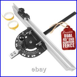 Fulton Precision Miter Gauge with Aluminum Miter Fence with 45 Degree Angled End