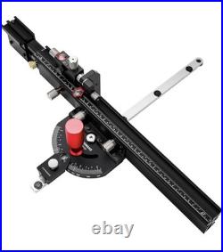 GOINGMAKE Table Saw Miter Gauge with Micro Adjustable Flip Stop