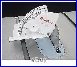 Gauge-It Table Saw Blade Height, Angle & Fence Gauge 4 Delta Grizzly Craftsman +