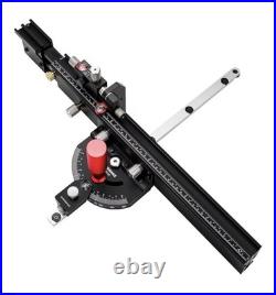 Goingmake Table Saw Miter Gauge with Micro Adjustable Flip Stop Extendable