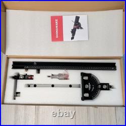 Goingmake Table Saw Miter Gauge with Micro Adjustable Flip Stop Extendable