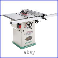 Grizzly G0771Z 120V/240V 10 Inch 2 HP 120V Hybrid Table Saw with T-Shaped Fence